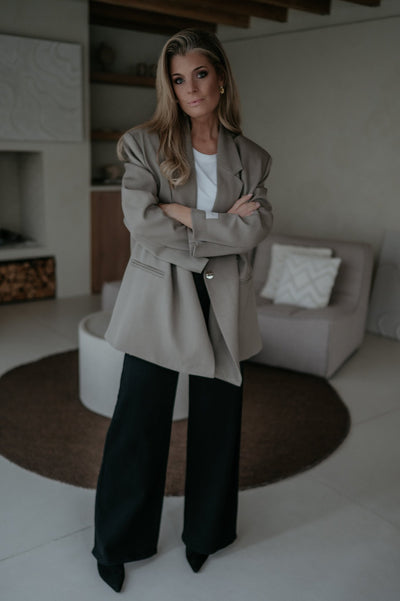 Rabbrivo blazer I Taupe - Wild Souls by JV® - Blazers