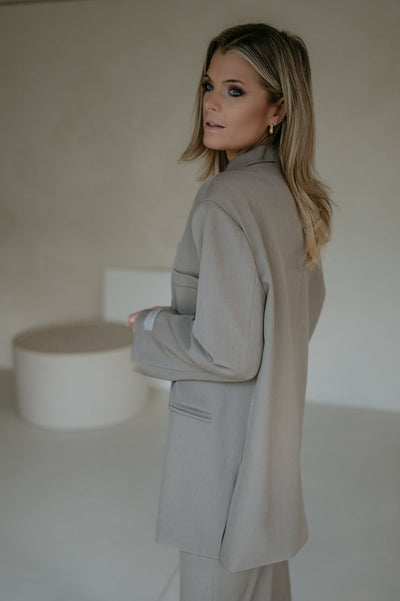 Rabbrivo blazer I Taupe - Wild Souls by JV® - Blazers