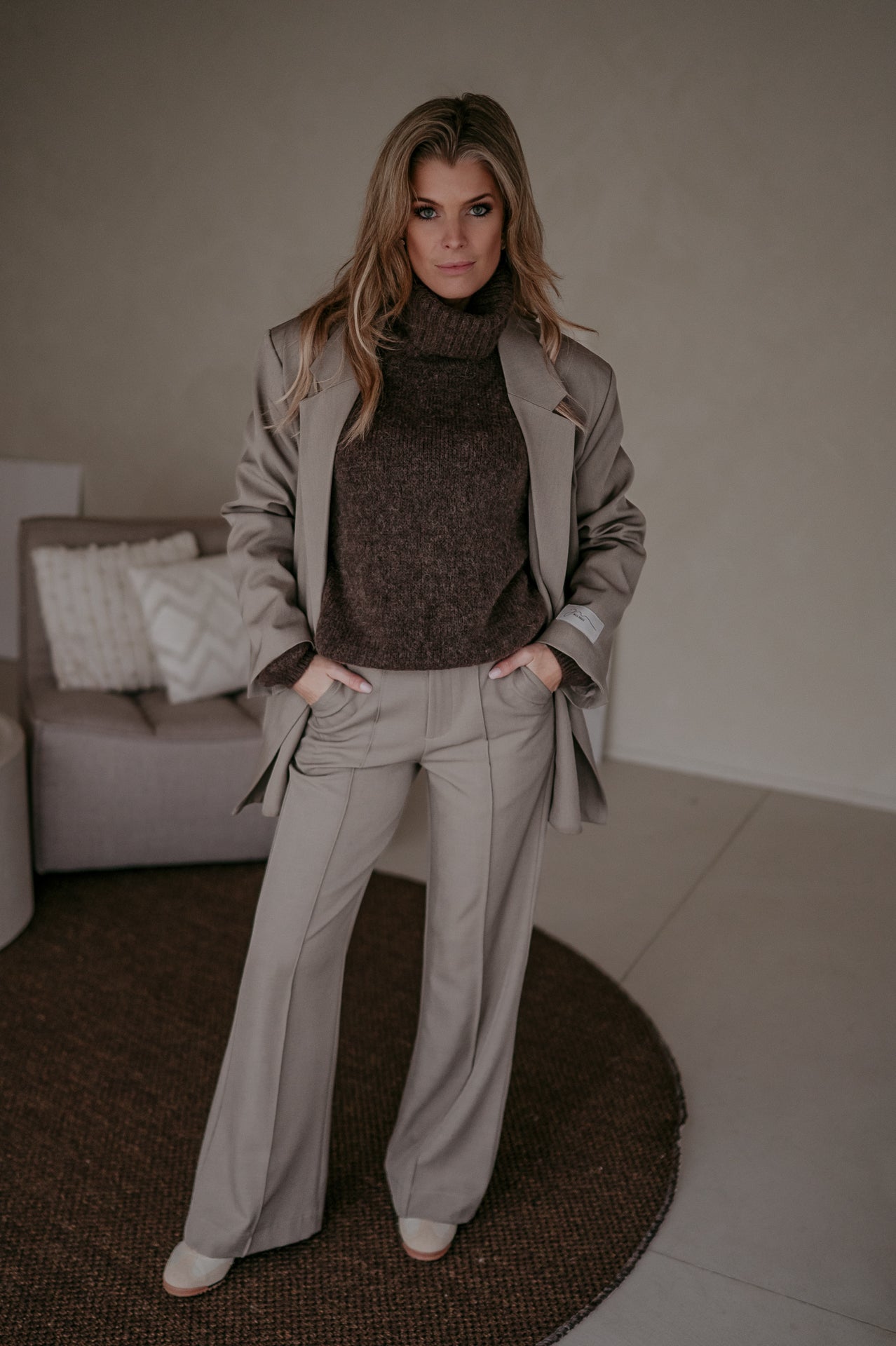 Rabbrivo blazer I Taupe - Wild Souls by JV® - Blazers