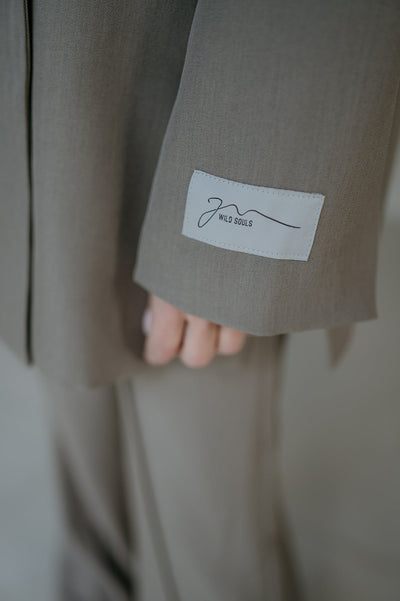 Rabbrivo blazer I Taupe - Wild Souls by JV® - Blazers