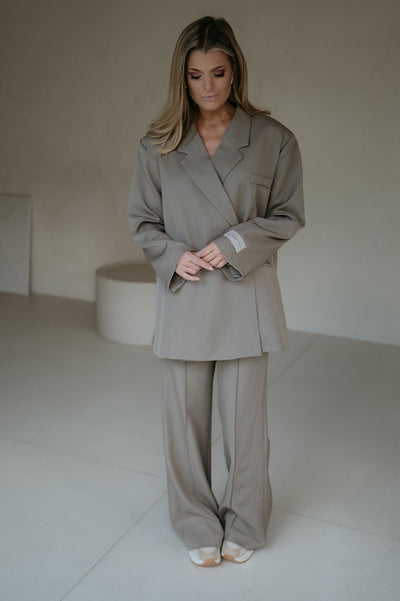 Rabbrivo blazer I Taupe - Wild Souls by JV® - Blazers