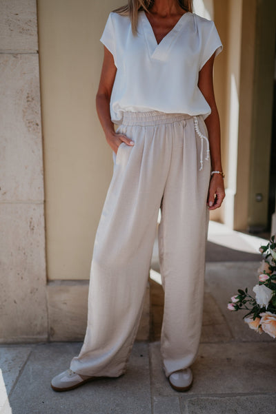 Raccolgo trousers I Beige - Wild Souls by JV® - Trousers