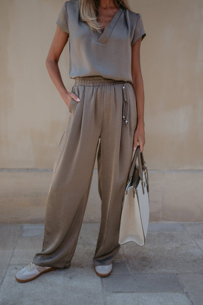 Raccolgo trousers I Taupe - Wild Souls by JV® - Trousers