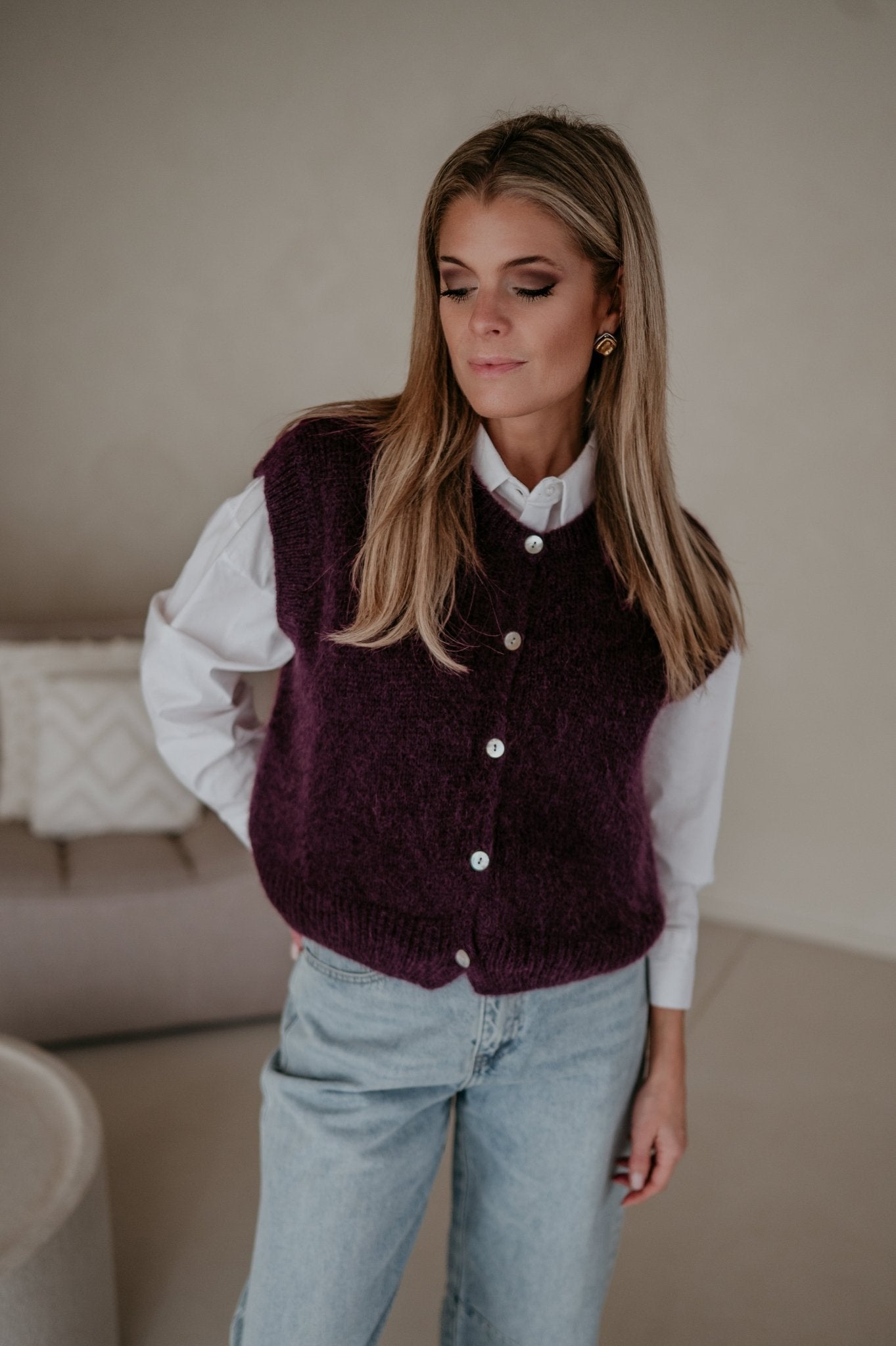 Rantolare gilet I Aubergine - Wild Souls by JV® - Gilets