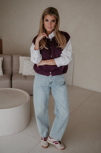 Rantolare gilet I Aubergine - Wild Souls by JV® - Gilets