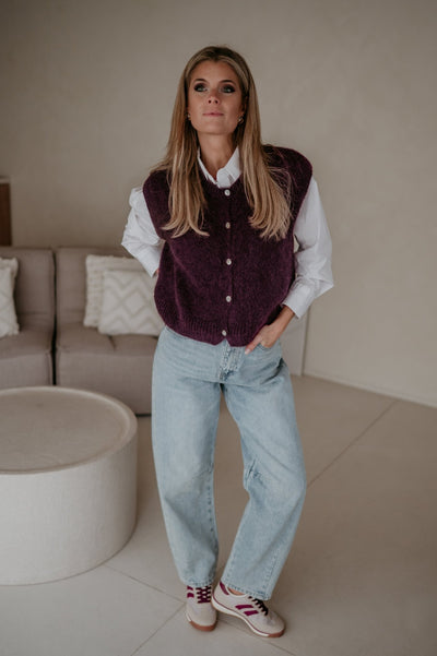 Rantolare gilet I Aubergine - Wild Souls by JV® - Gilets