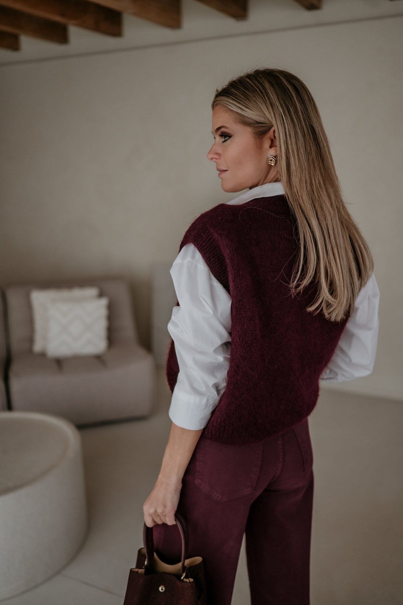 Rantolare gilet I Burgundy - Wild Souls by JV® - Gilets