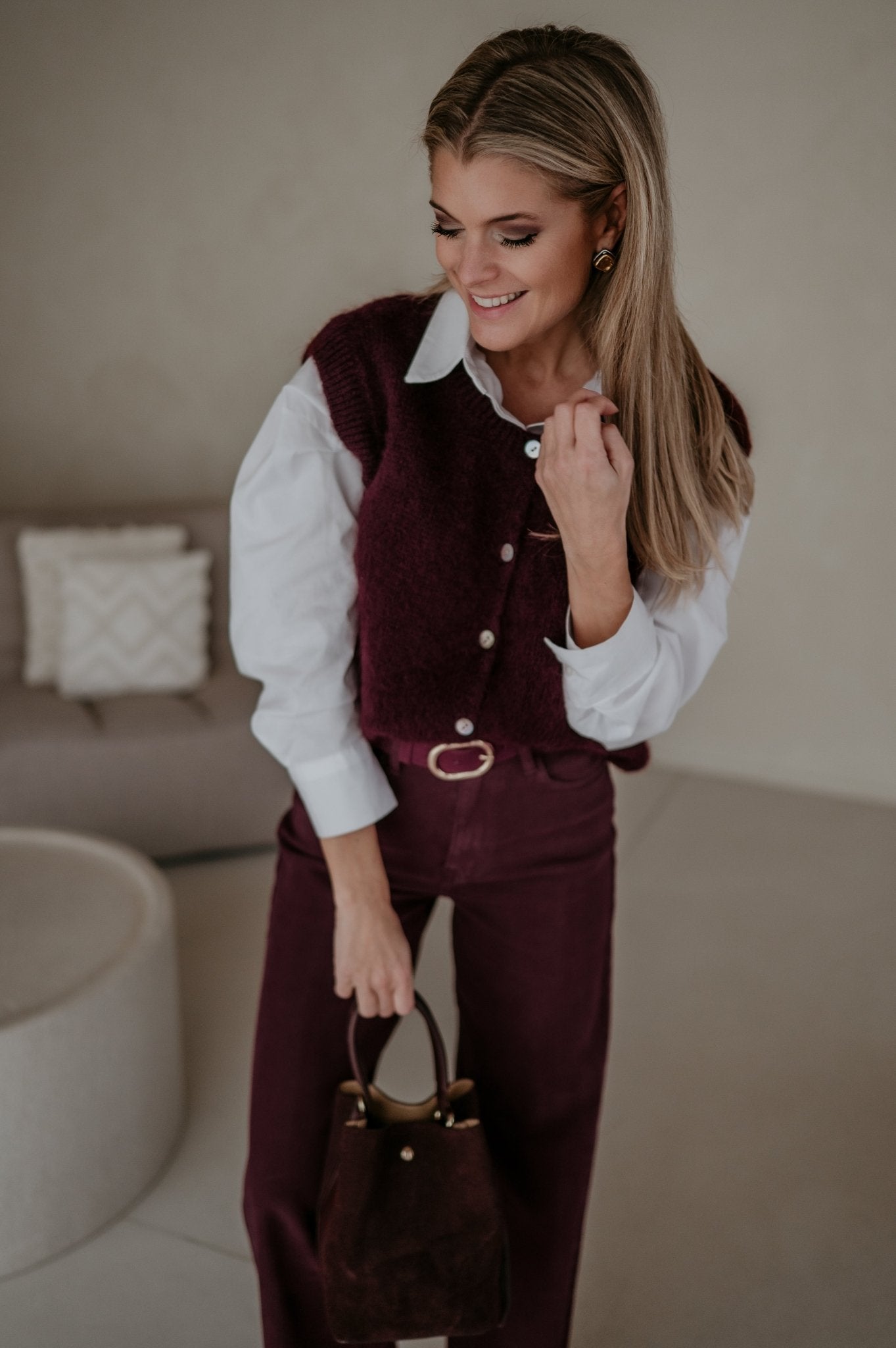 Rantolare gilet I Burgundy - Wild Souls by JV® - Gilets