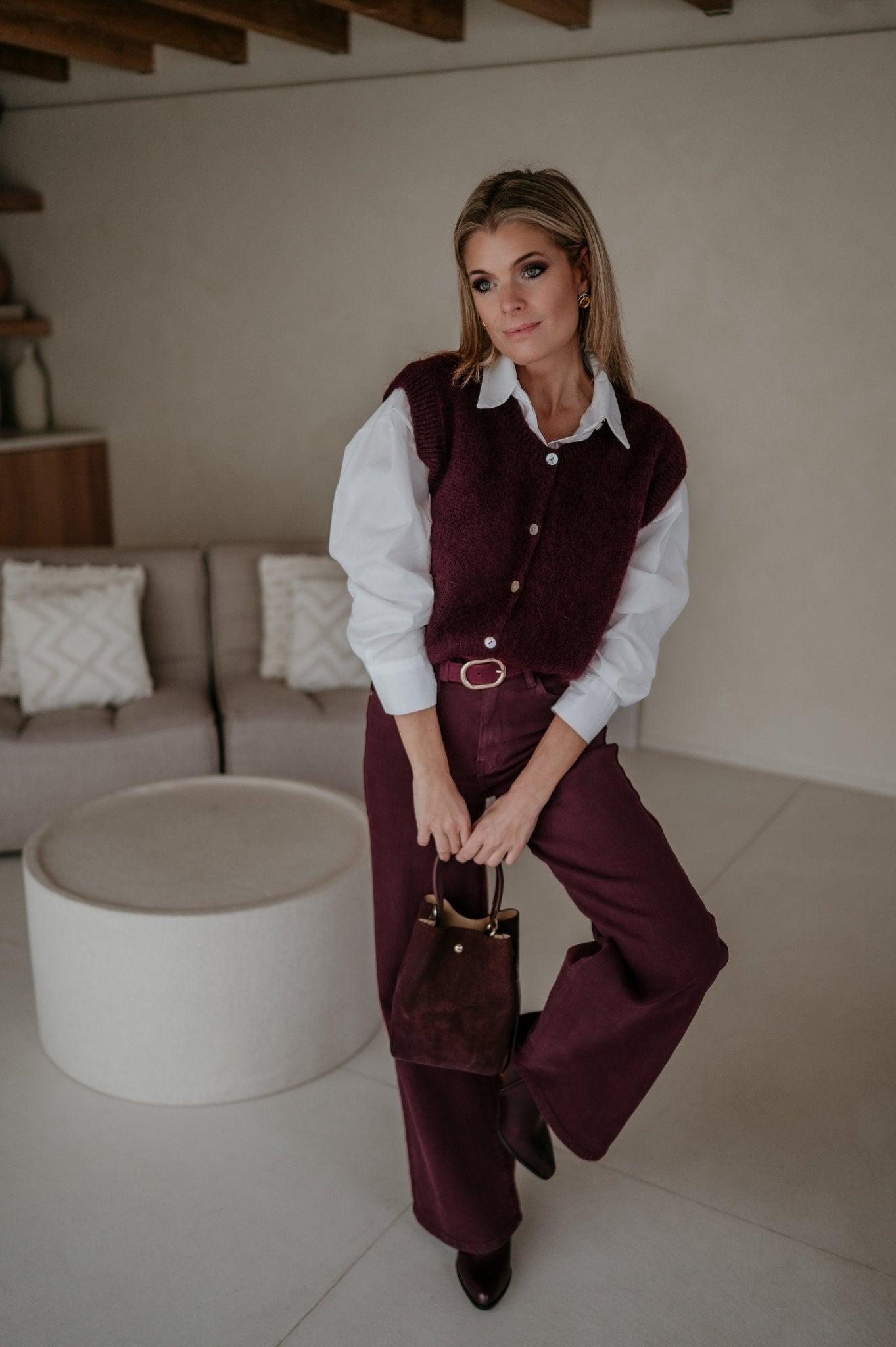 Rantolare gilet I Burgundy - Wild Souls by JV® - Gilets