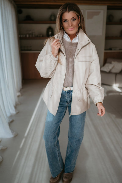Recita jacket I Beige - Wild Souls by JV® - Jackets