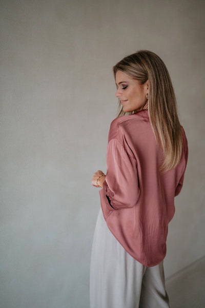 Regala blouse I Old Rose - Wild Souls by JV® - Blouses