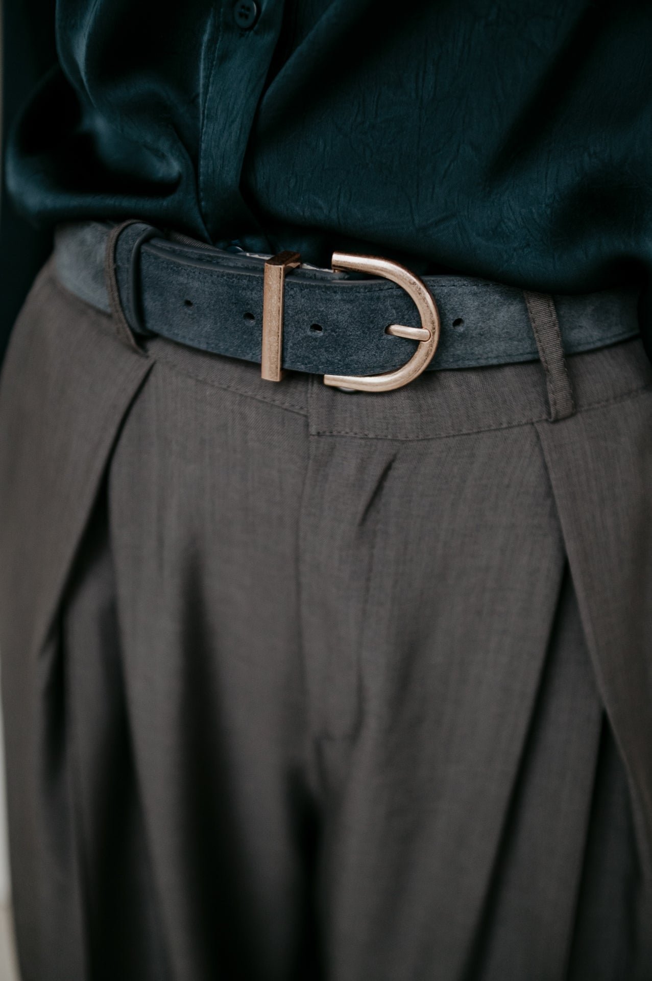 Regane belt I Petrol - Wild Souls by JV® - Belts