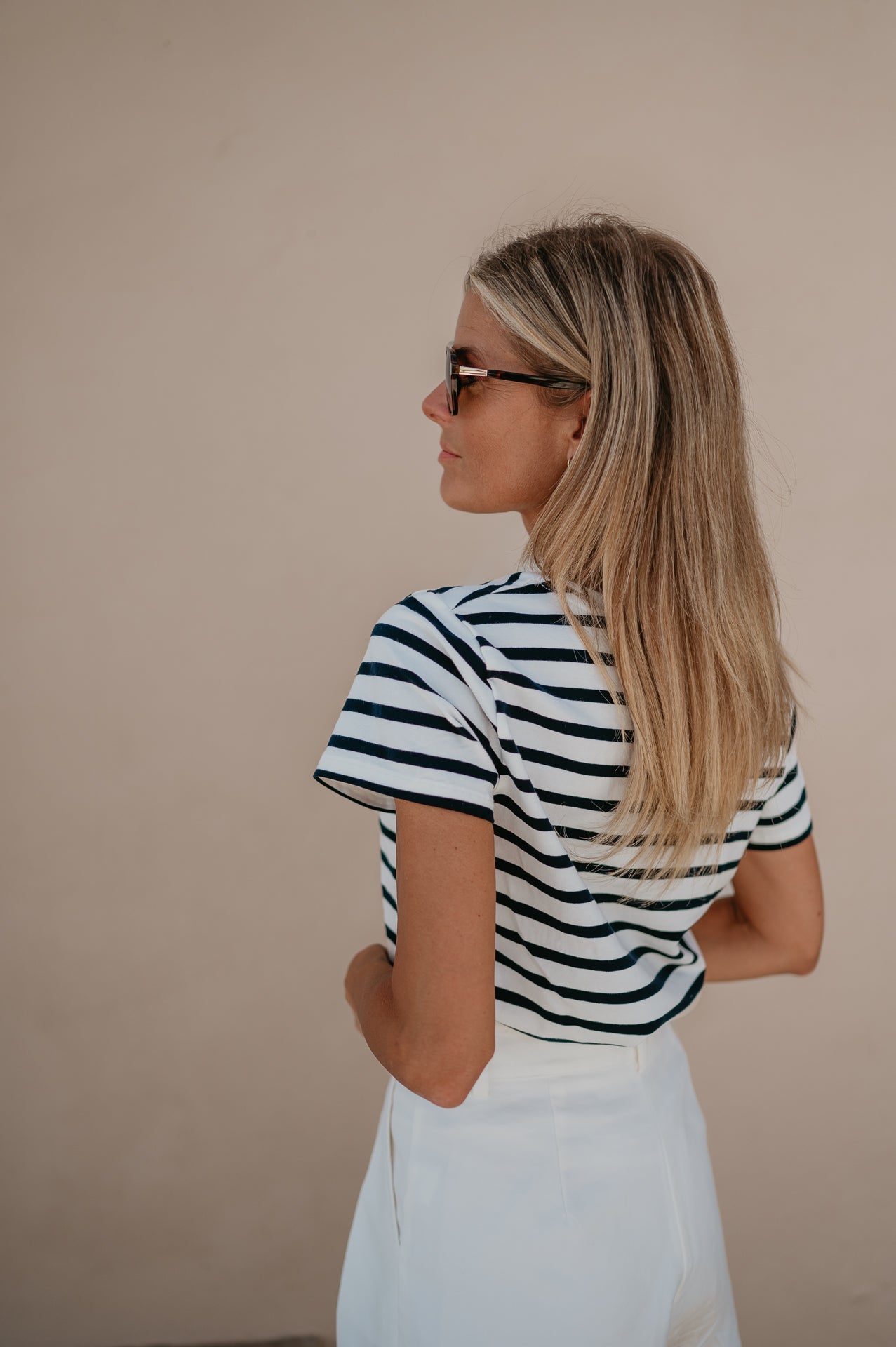 Resta t-shirt I striped Blue - Wild Souls by JV® - T-shirts