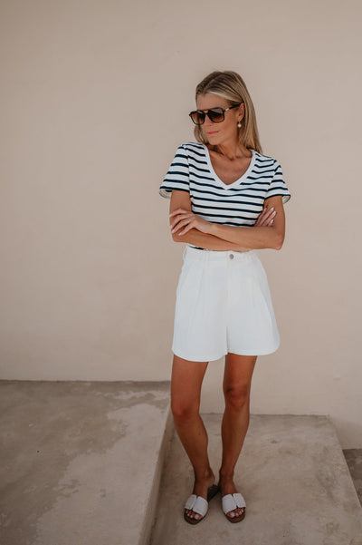 Resta t-shirt I striped Blue - Wild Souls by JV® - T-shirts