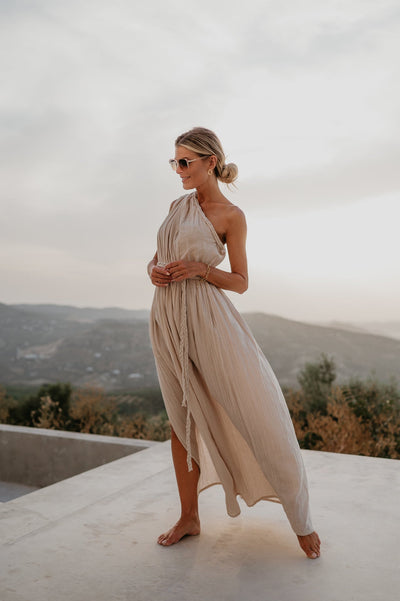 Riccio dress I Beige - Wild Souls by JV® - Dresses