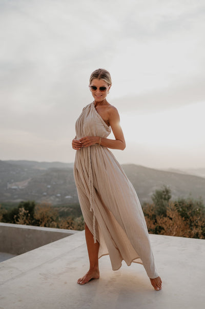 Riccio dress I Beige - Wild Souls by JV® - Dresses