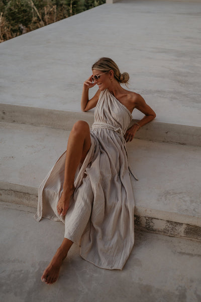 Riccio dress I Beige - Wild Souls by JV® - Dresses