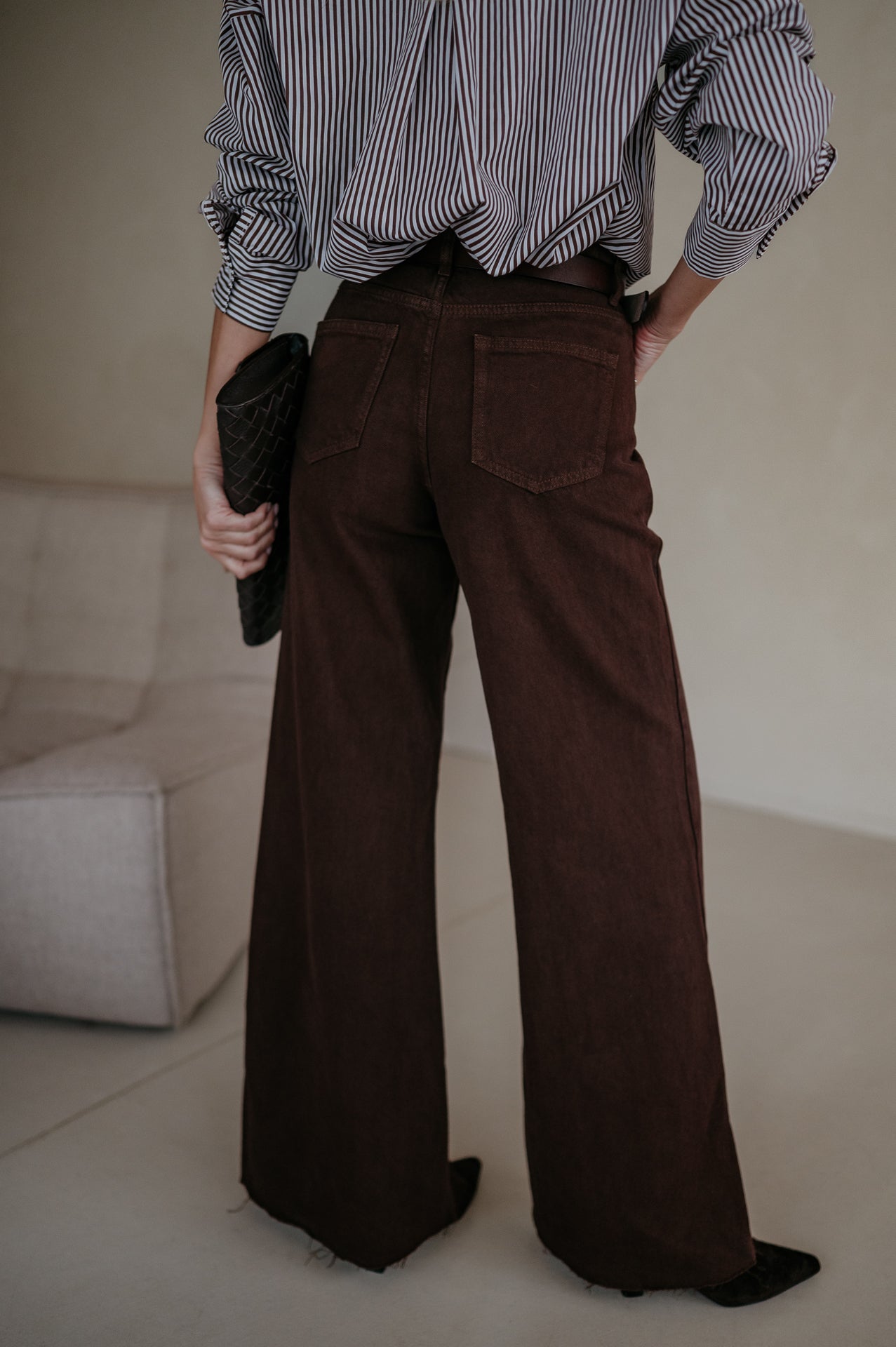 Rilone jeans I Chocolate Brown - Wild Souls by JV® - Jeans
