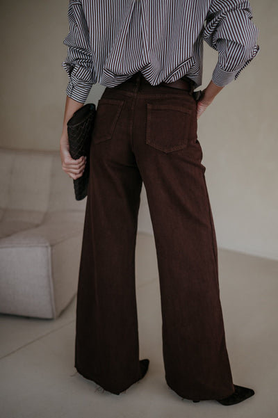 Rilone jeans I Chocolate Brown - Wild Souls by JV® - Jeans