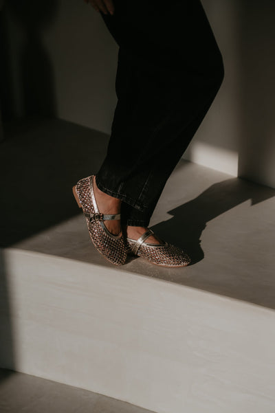 Rinero ballerina I Gold - Wild Souls by JV® - Ballerinas