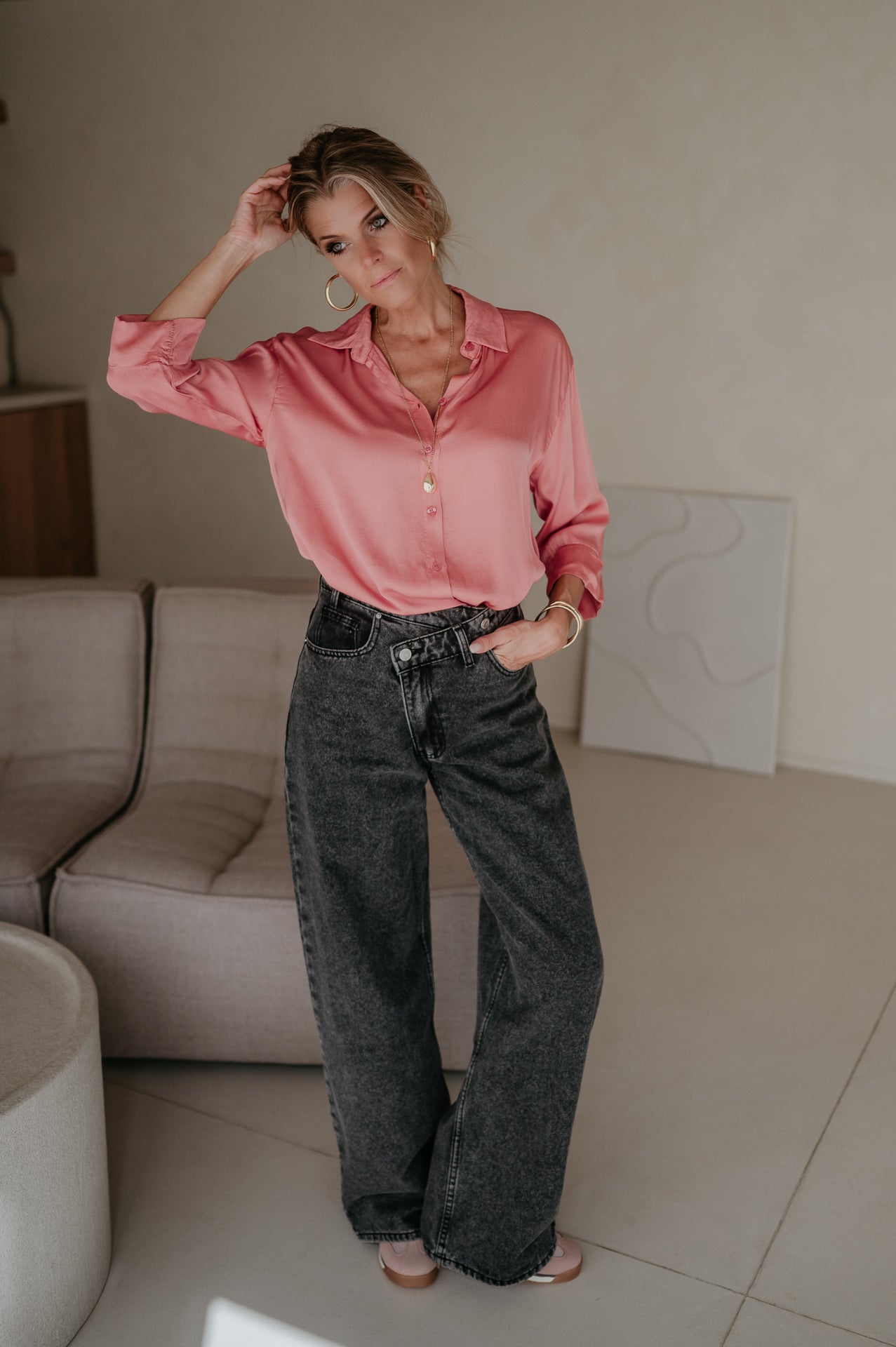 Riparo blouse I Old Rose - Wild Souls by JV® - Blouses
