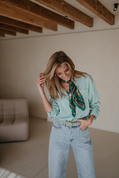 Ritiene blouse I Mint - Wild Souls by JV® - Blouses