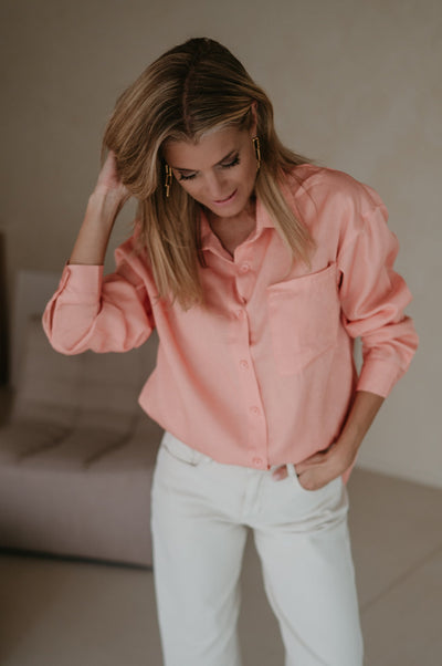 Ritiene blouse I Peach - Wild Souls by JV® - Blouses