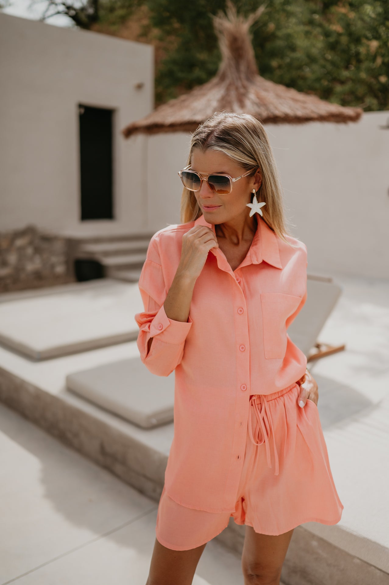 Ritiene blouse I Peach - Wild Souls by JV® - Blouses