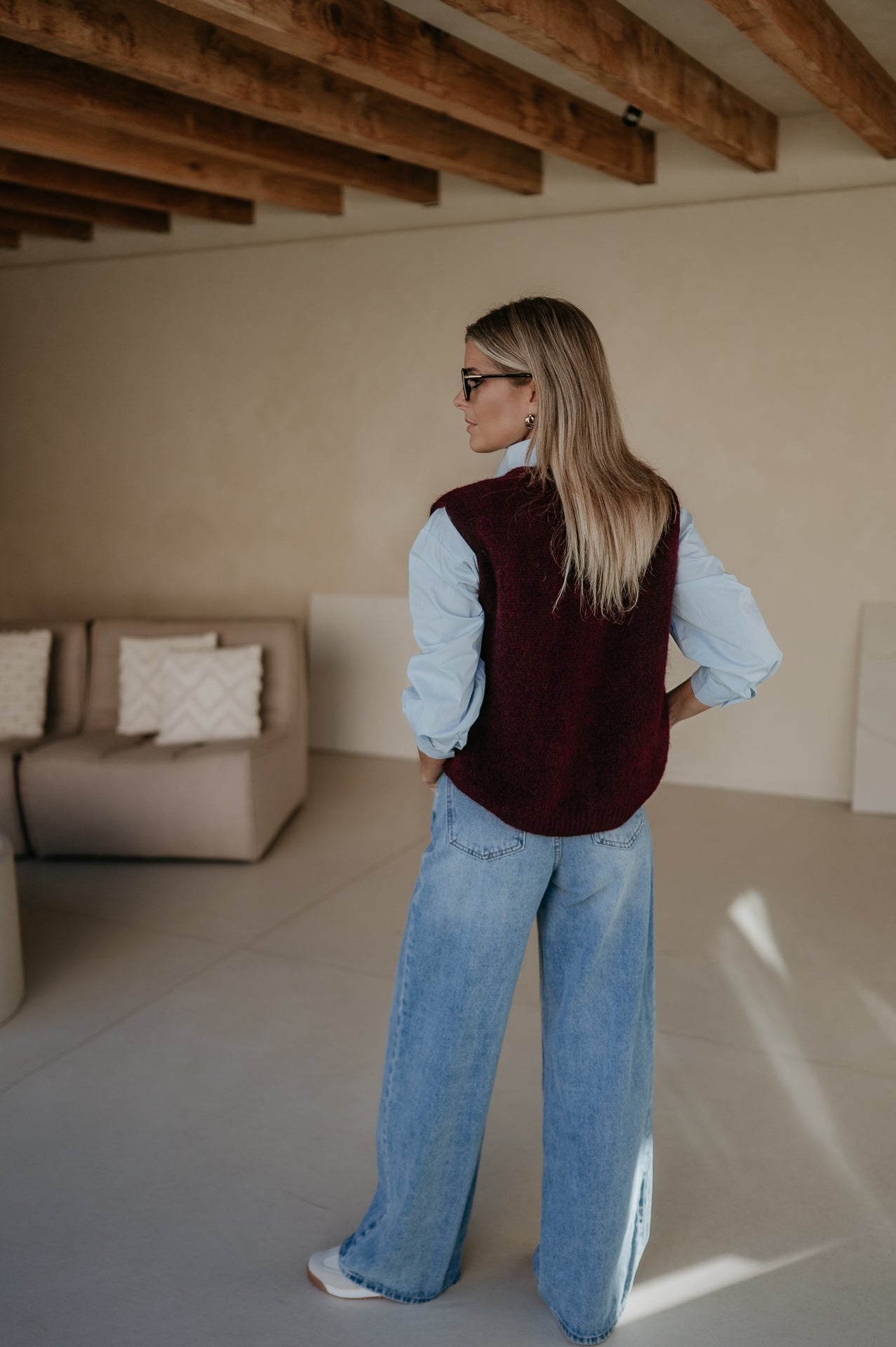 Rosa gilet I Burgundy - Wild Souls by JV® - Gilets