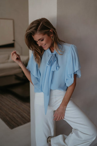Ruvido blouse I Blue - Wild Souls by JV® - Blouses