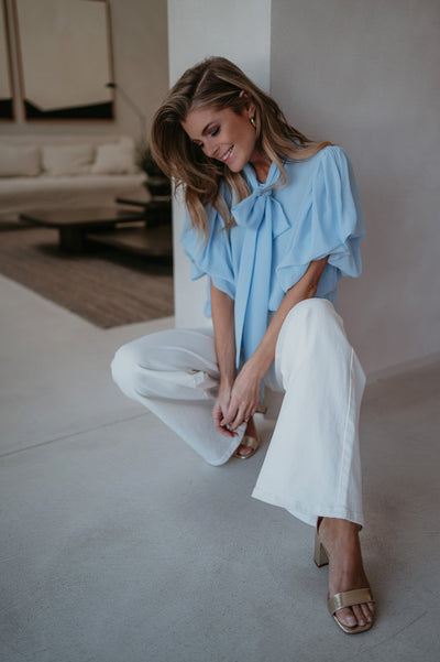 Ruvido blouse I Blue - Wild Souls by JV® - Blouses