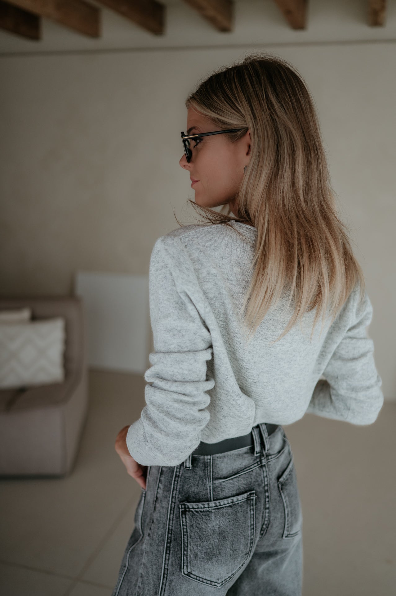 Sala top I Light Grey - Wild Souls by JV® - Knits