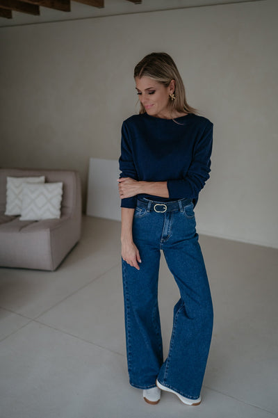 Sala top I Navy Blue - Wild Souls by JV® - Knits