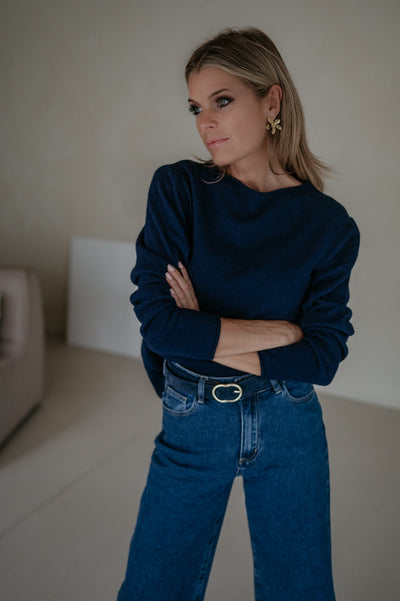 Sala top I Navy Blue - Wild Souls by JV® - Knits