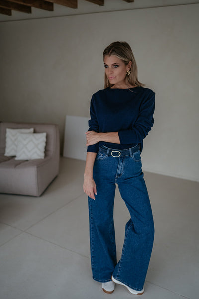 Sala top I Navy Blue - Wild Souls by JV® - Knits