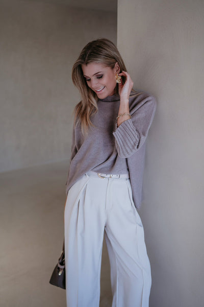 Sardegna knit I Taupe - Wild Souls by JV® - Knits