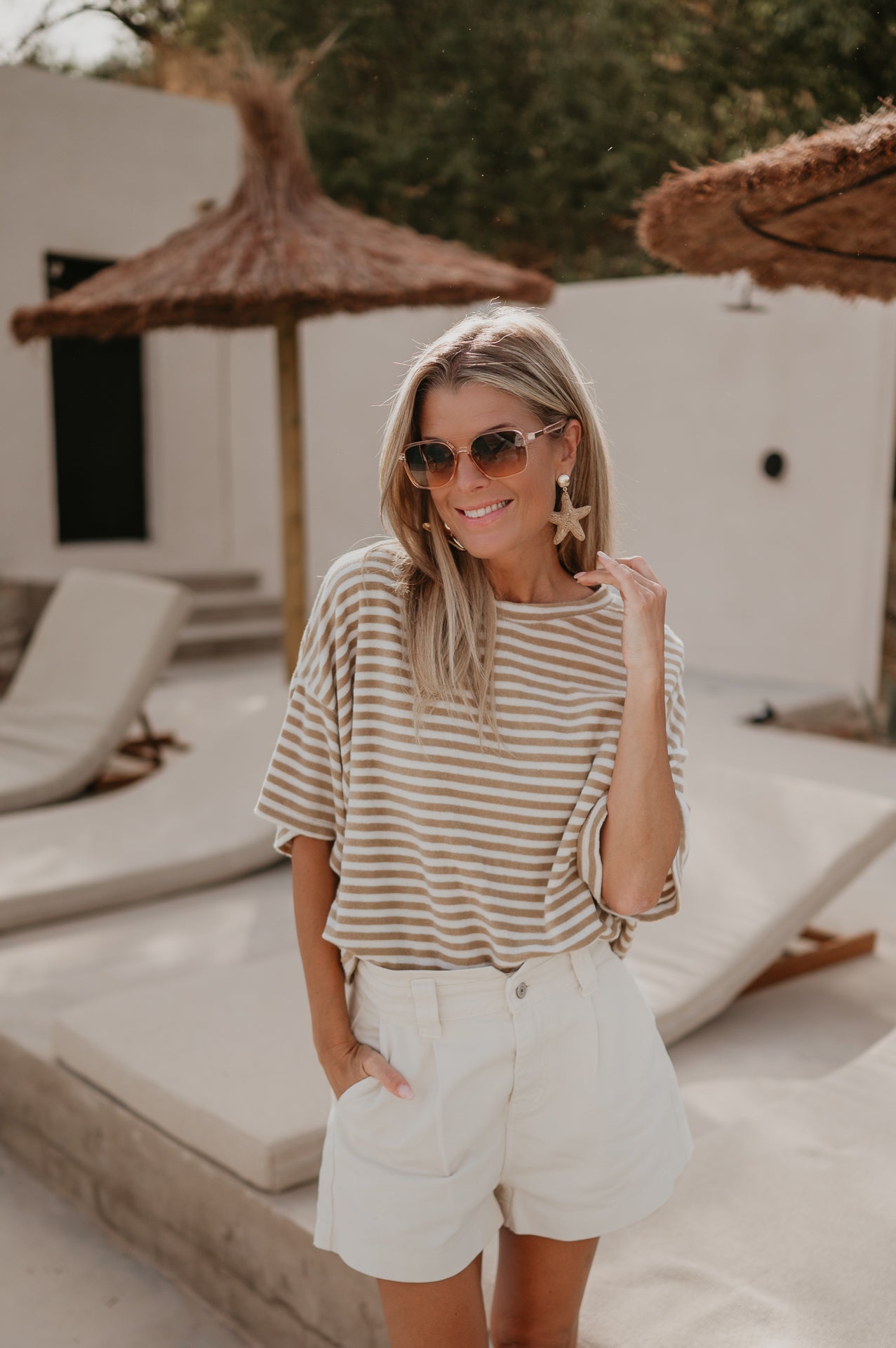 Scalino t-shirt I Striped Camel - Wild Souls by JV® - T-shirts