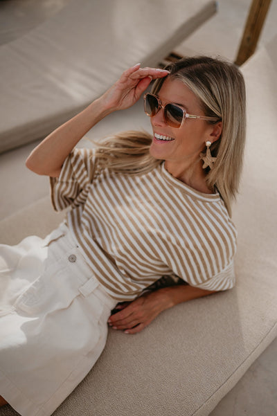 Scalino t-shirt I Striped Camel - Wild Souls by JV® - T-shirts