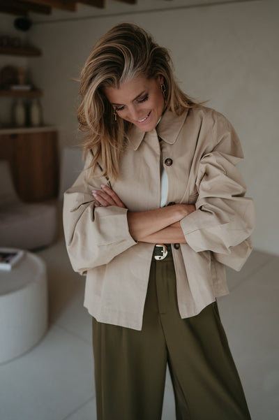 Scalzo jacket I Beige - Wild Souls by JV® - Jackets