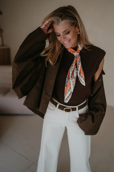 Scalzo jacket I Chocolate Brown - Wild Souls by JV® - Jackets