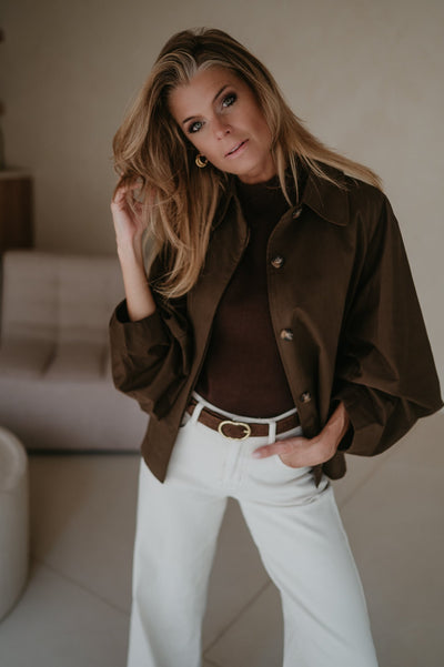 Scalzo jacket I Chocolate Brown - Wild Souls by JV® - Jackets