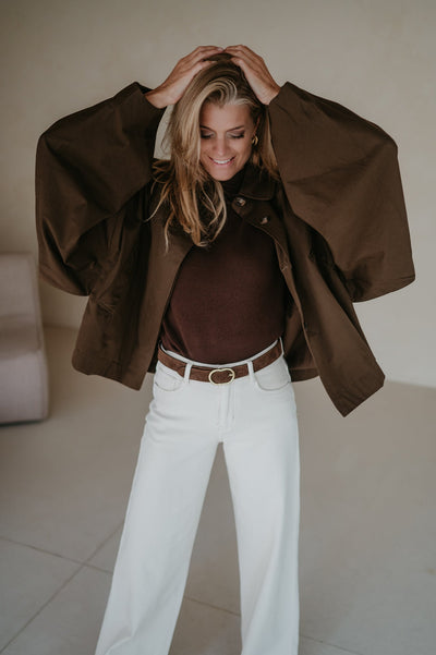 Scalzo jacket I Chocolate Brown - Wild Souls by JV® - Jackets
