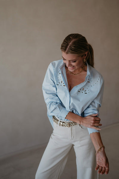 Scarico shirt I Blue - Wild Souls by JV® - Shirts