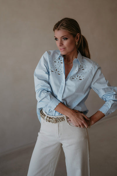 Scarico shirt I Blue - Wild Souls by JV® - Shirts