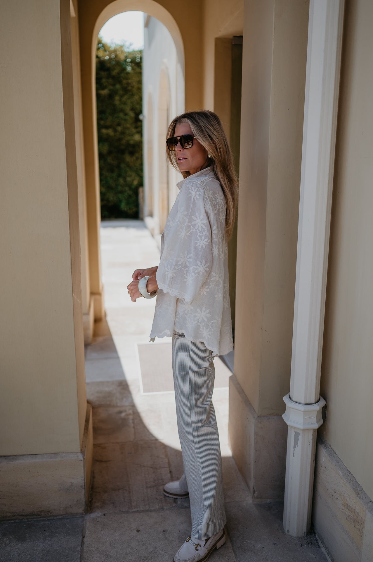 Scarno blouse I Beige - Wild Souls by JV® - Blouses