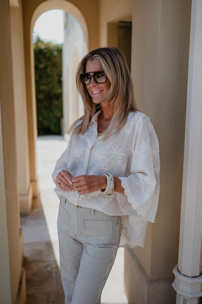 Scarno blouse I Beige - Wild Souls by JV® - Blouses