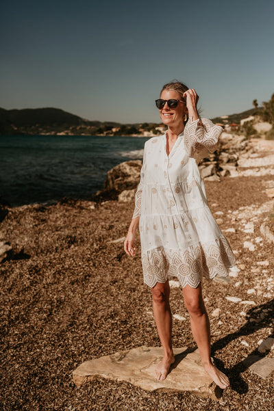 Scemare dress I Beige - Wild Souls by JV® - Dresses