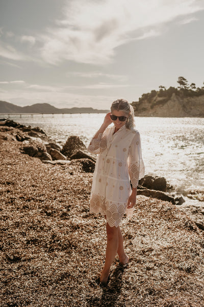 Scemare dress I Beige - Wild Souls by JV® - Dresses