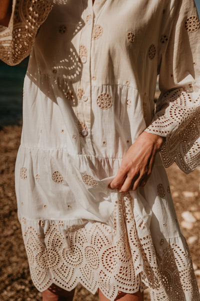 Scemare dress I Beige - Wild Souls by JV® - Dresses