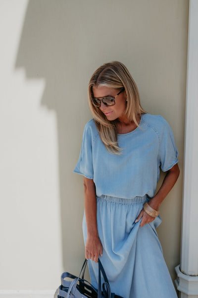 Sciarpa blouse I Blue - Wild Souls by JV® - Blouses